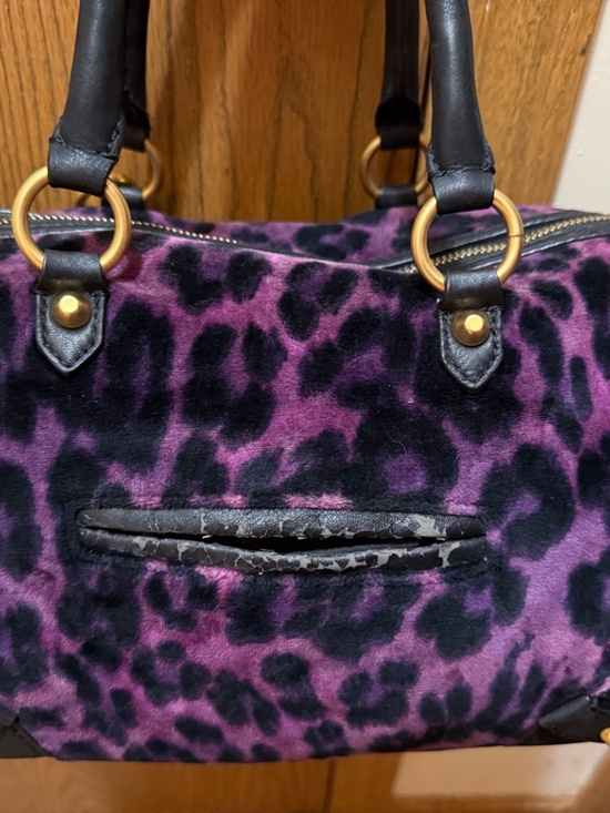 Juicy Couture  Juicy Couture purple leopard bag